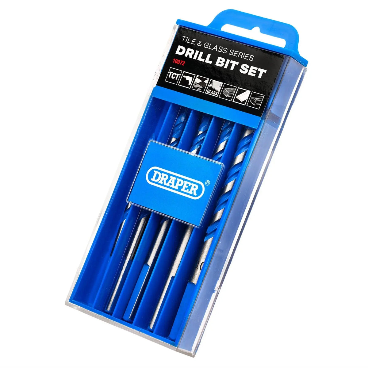 Draper TCT Tile and Glass Drill Bit Set (6 Piece) 10072  White Rose Tools