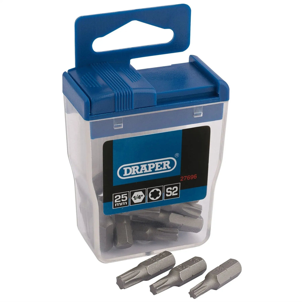 Draper TX-STAR® Assorted Long Insert Bits 25mm (20 Piece) 27696  White Rose Tools