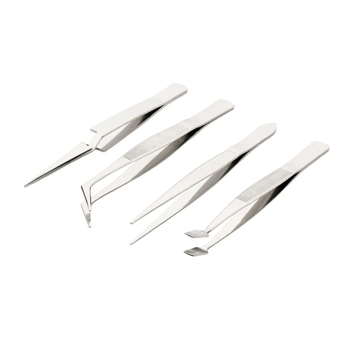 Draper Tweezer Set (4 Piece) 19850  White Rose Tools