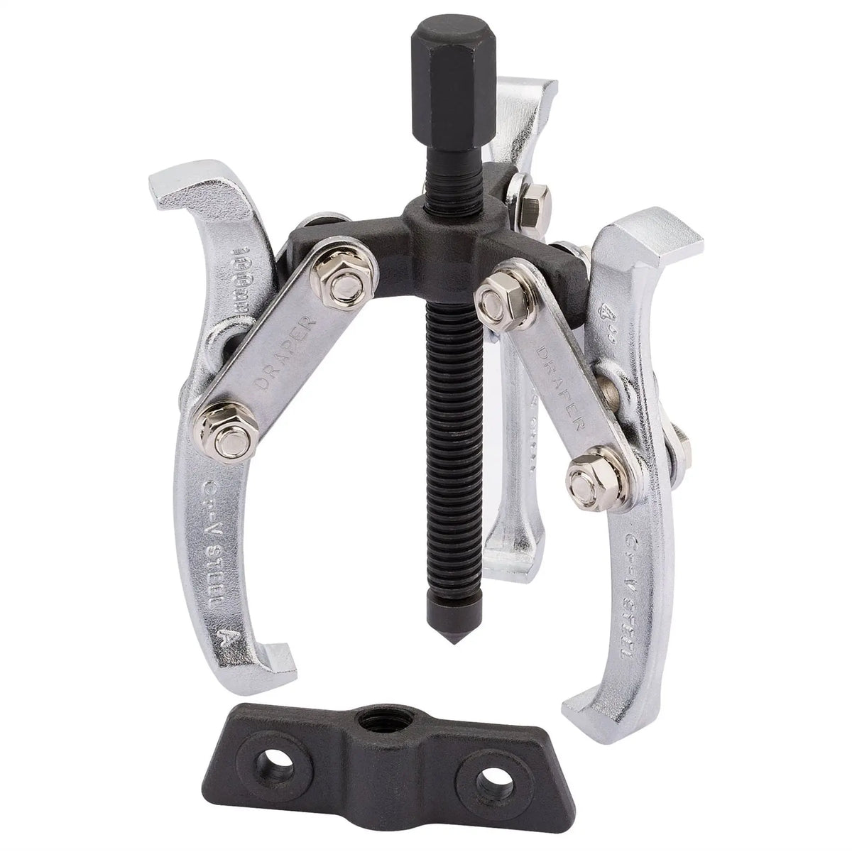 Draper Twin and Triple Leg Reversible Puller 78mm Reach x 100mm Spread 25994  White Rose Tools