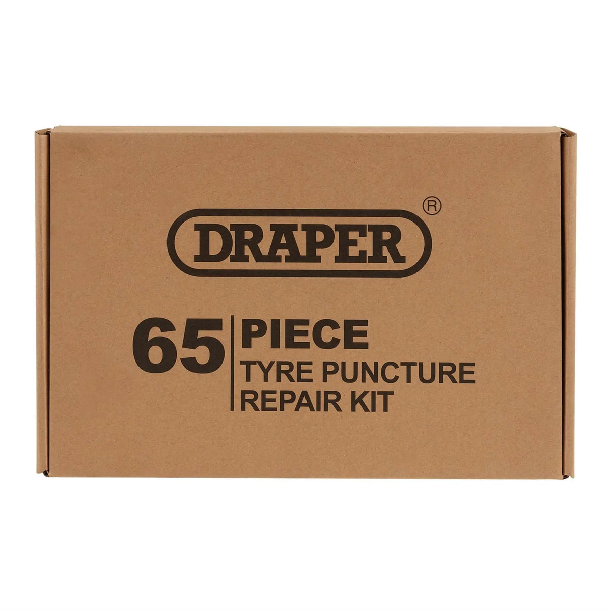 Draper Tyre Puncture Repair Kit for Tubeless Off Road Vehicles (65 Piece) 04139  White Rose Tools