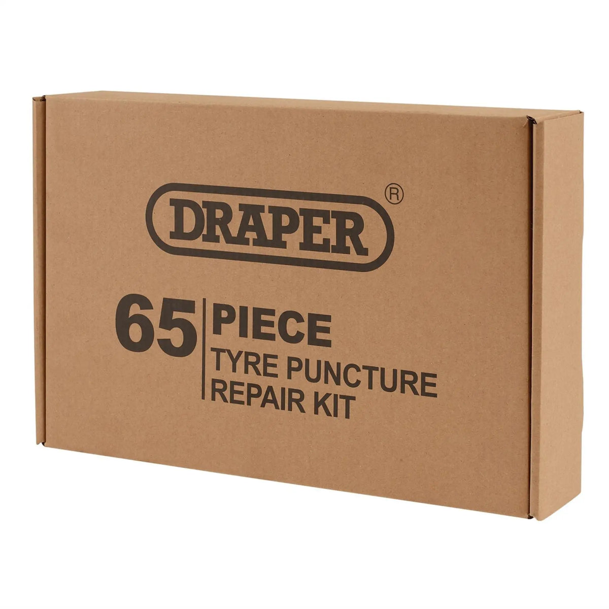Draper Tyre Puncture Repair Kit for Tubeless Off Road Vehicles (65 Piece) 04139  White Rose Tools