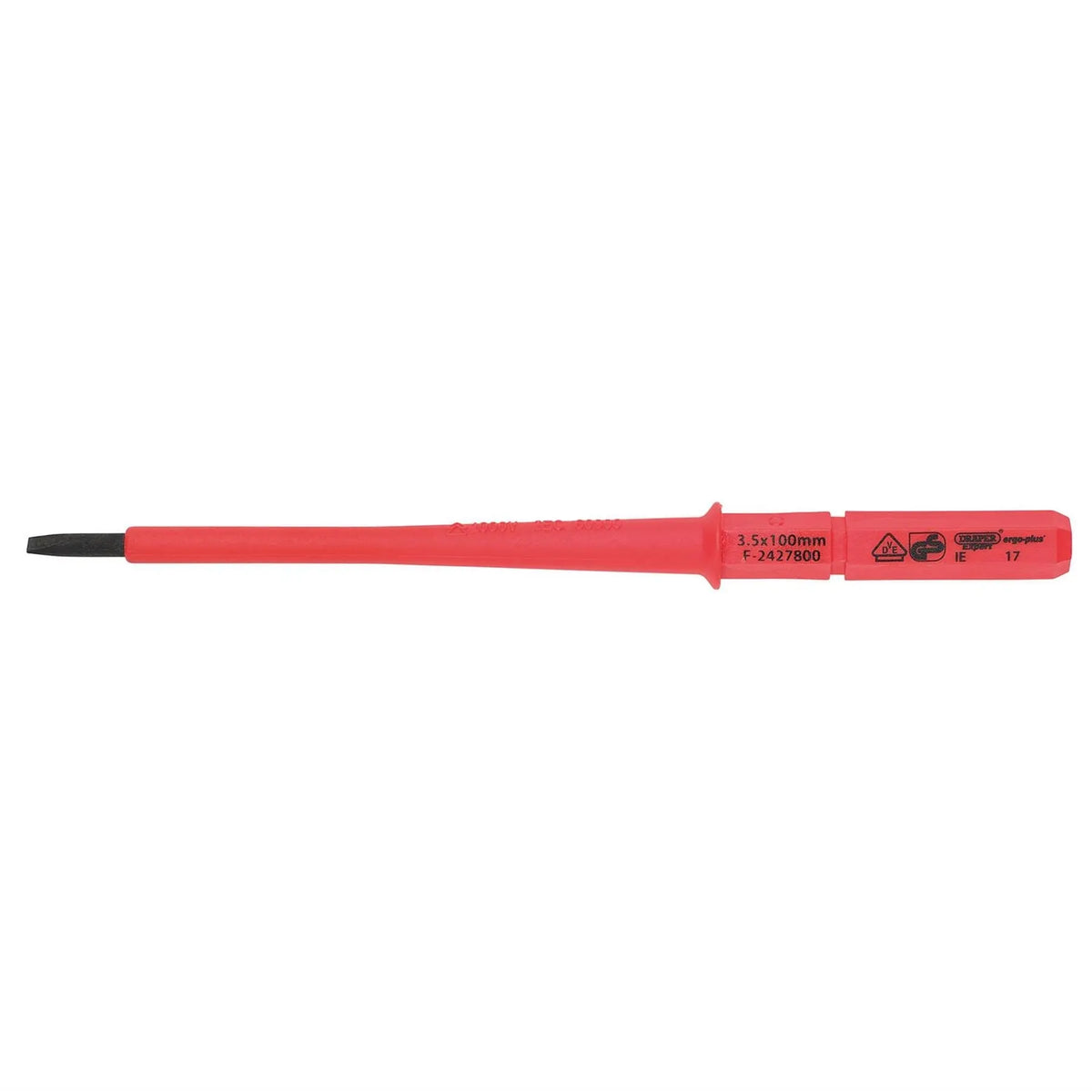 Draper XP1000 PLAIN BLADE 3.5 X 100MM 24736  White Rose Tools