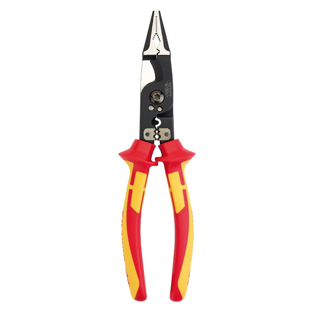 Draper XP1000 VDE 8-in-1 Electricians Pliers 215mm 94643  White Rose Tools
