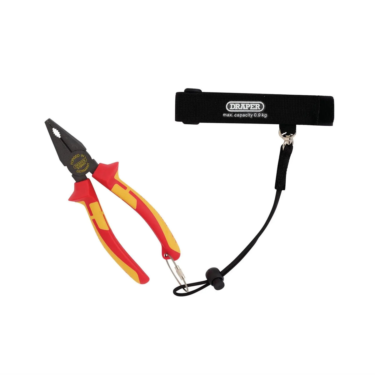 Draper XP1000 VDE Combination Pliers 160mm Tethered 99061  White Rose Tools
