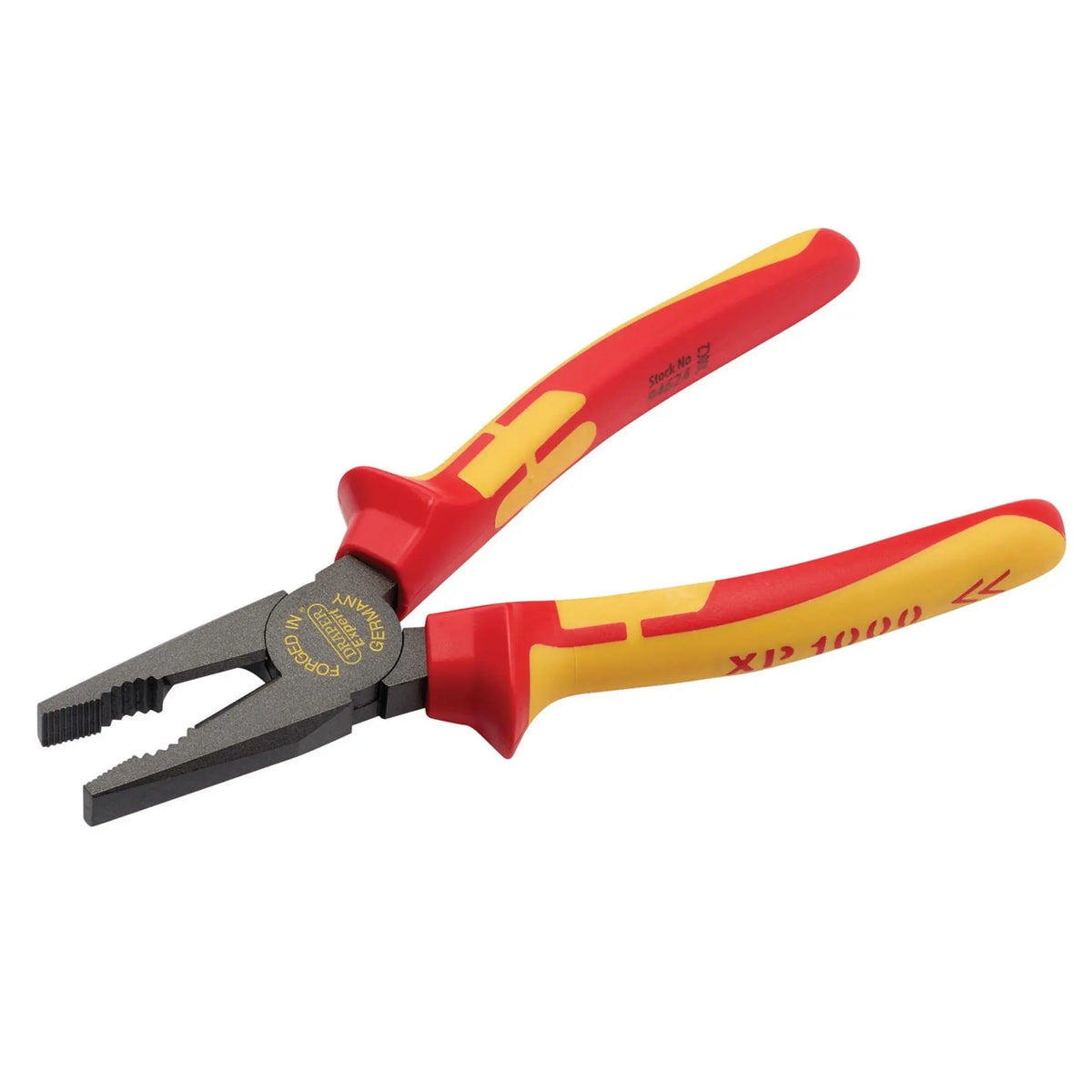 Draper XP1000 VDE Combination Pliers 200mm 94624  White Rose Tools