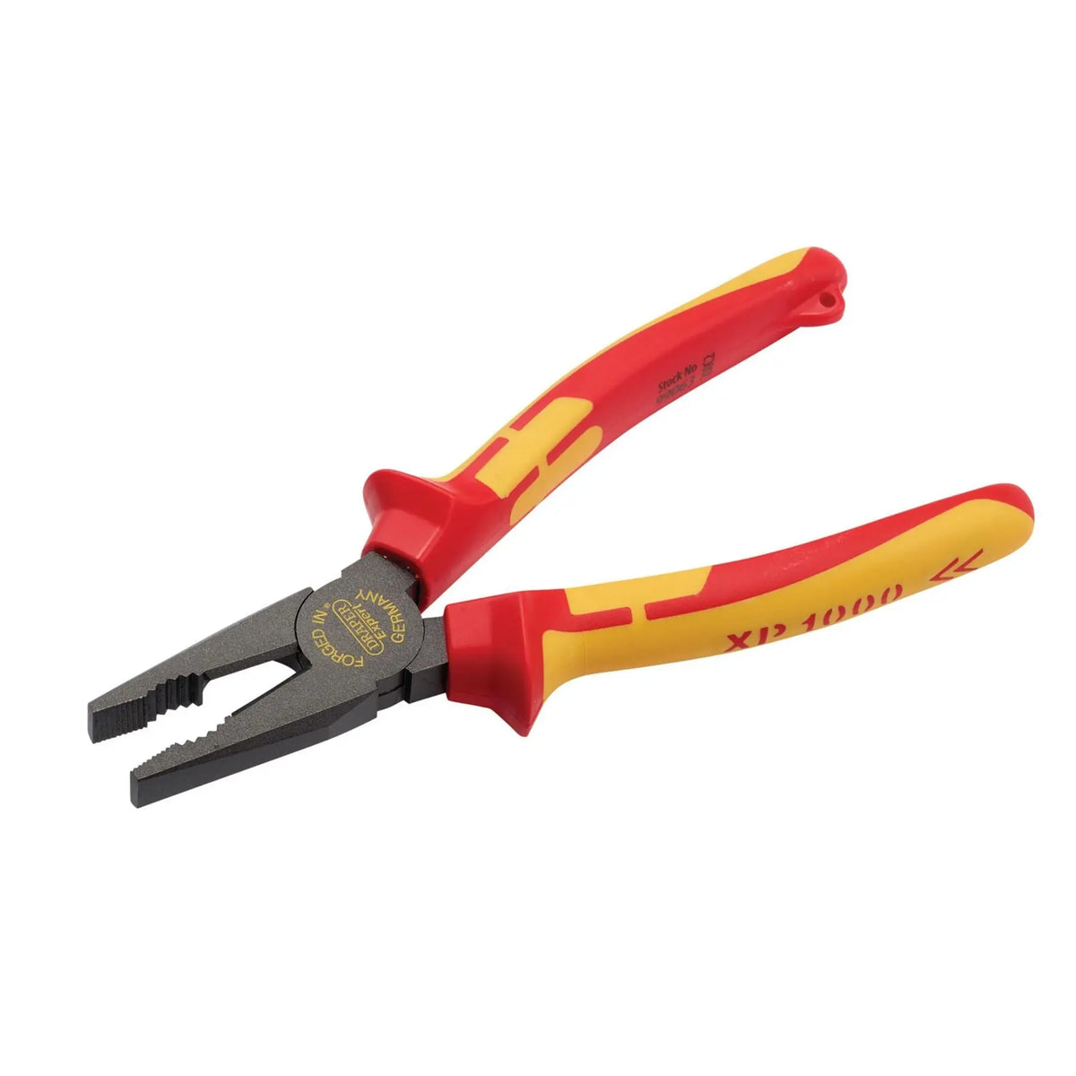 Draper XP1000 VDE Combination Pliers 200mm Tethered 99063  White Rose Tools