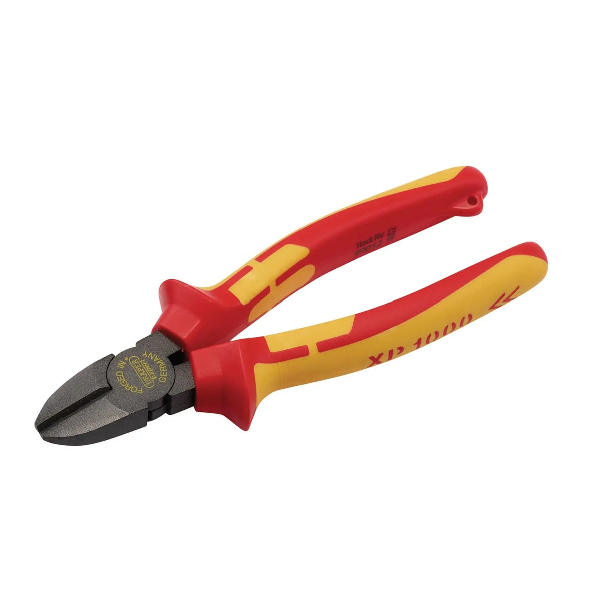Draper XP1000 VDE Diagonal Side Cutter 180mm Tethered 99052  White Rose Tools
