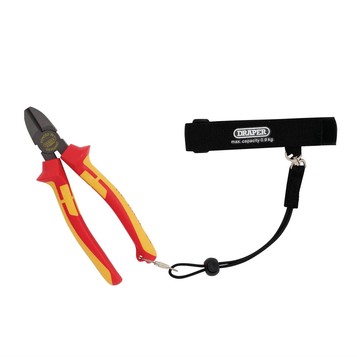 Draper XP1000 VDE Diagonal Side Cutter 180mm Tethered 99052  White Rose Tools