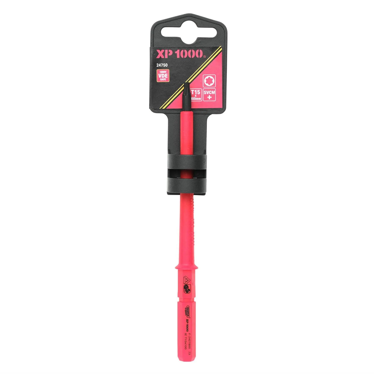 Draper XP1000 VDE Draper TX-STAR® Interchangeable Screwdriver Blade T15 x 100mm 24750  White Rose Tools