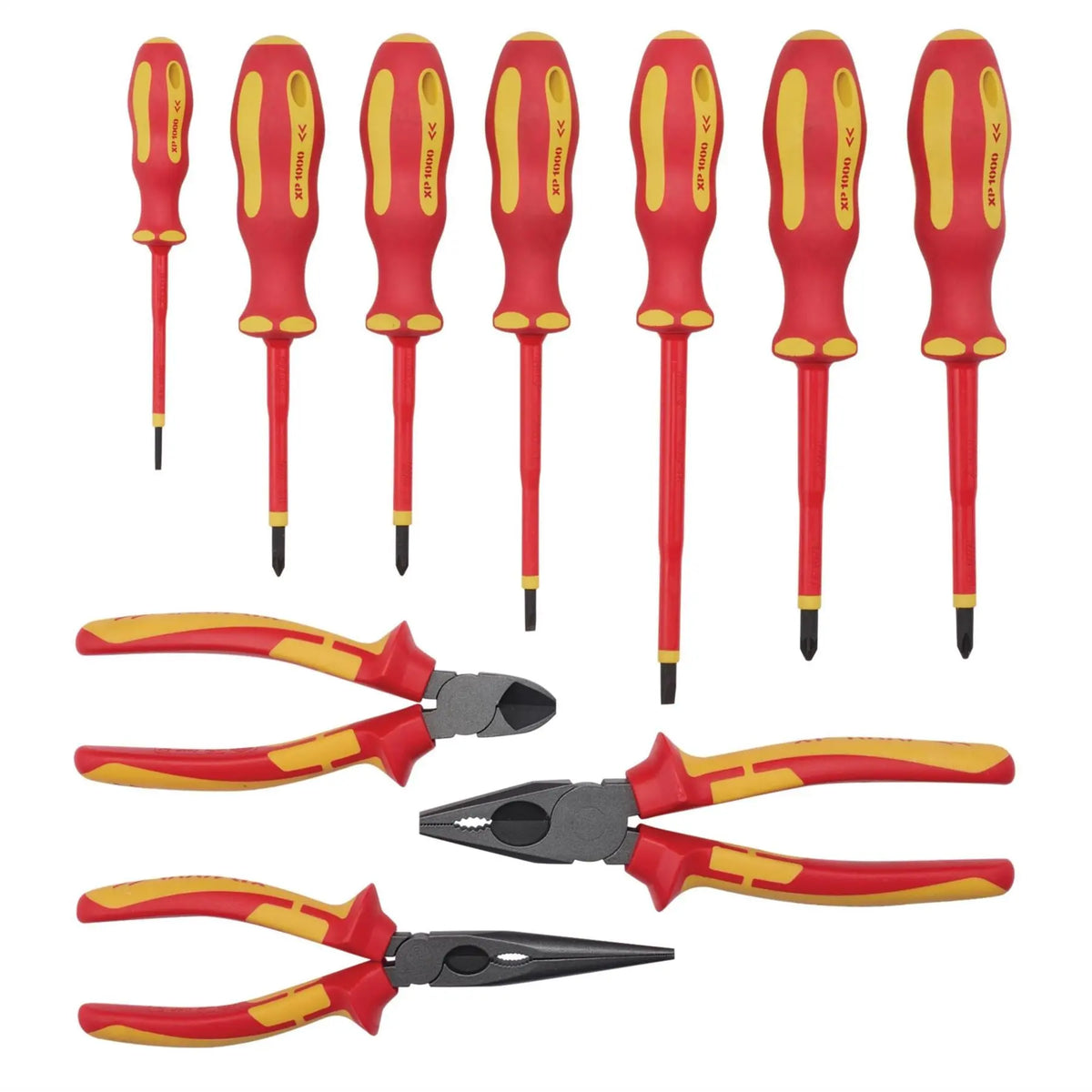Draper XP1000 VDE Electrical Tool Kit (10 Piece) 94852  White Rose Tools