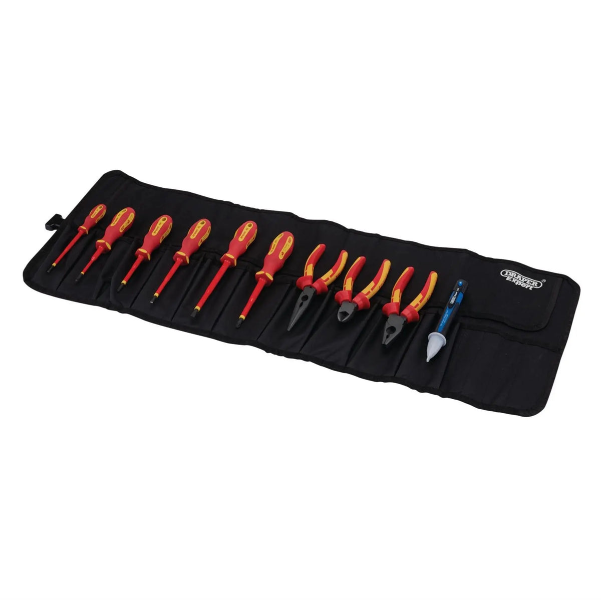Draper XP1000 VDE Electrical Tool Kit (10 Piece) 94852  White Rose Tools