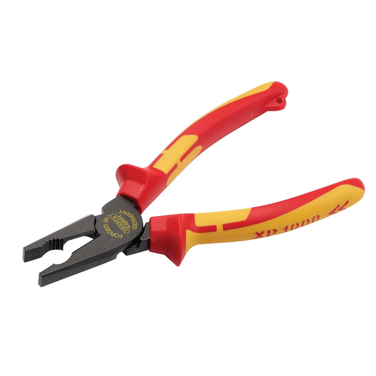 Draper XP1000 VDE Hi-Leverage Combination Pliers 180mm Tethered 99503  White Rose Tools