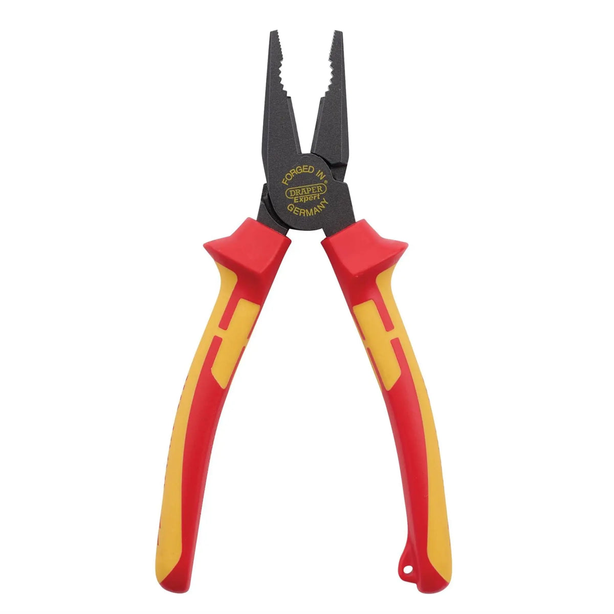 Draper XP1000 VDE Hi-Leverage Combination Pliers 200mm Tethered 99064  White Rose Tools