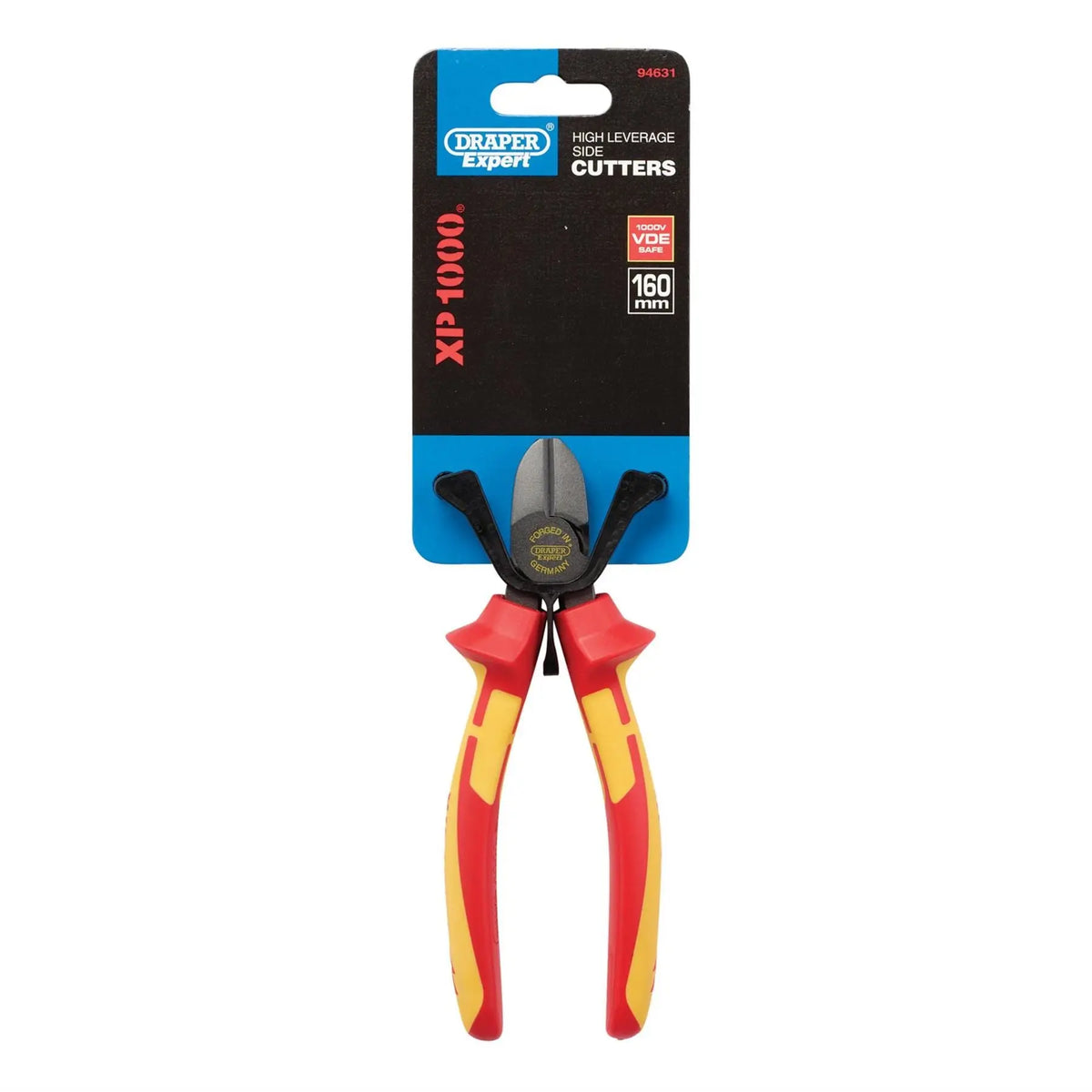 Draper XP1000 VDE Hi-Leverage Side Cutter 160mm 94631  White Rose Tools
