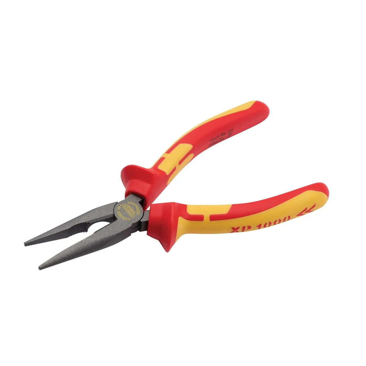 Draper XP1000 VDE Long Nose Pliers 160mm 94626  White Rose Tools