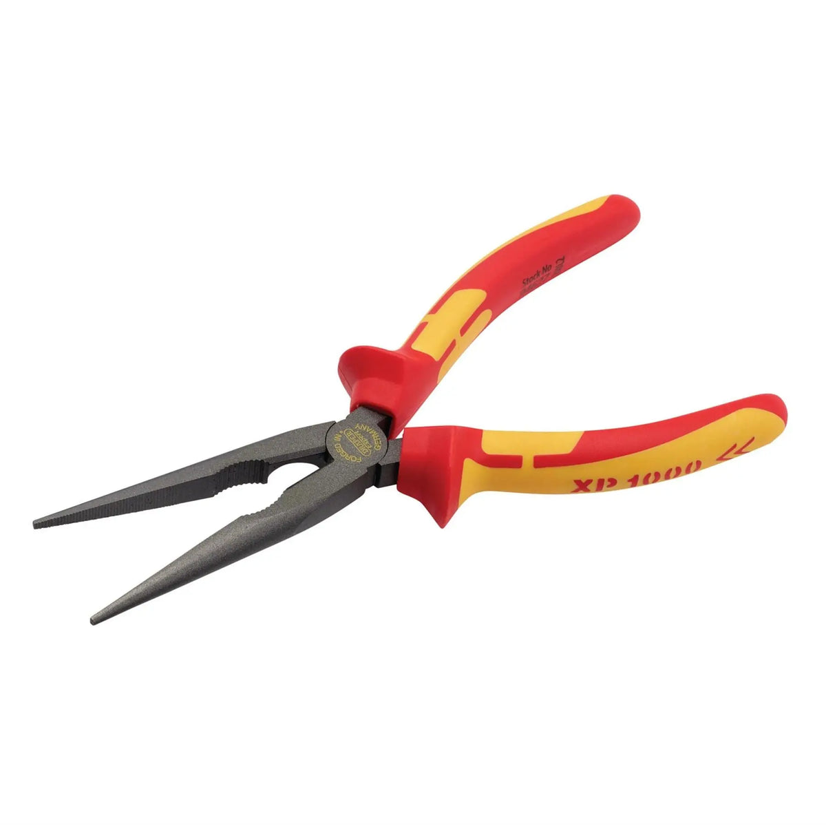 Draper XP1000 VDE Long Nose Pliers 200mm 94627  White Rose Tools