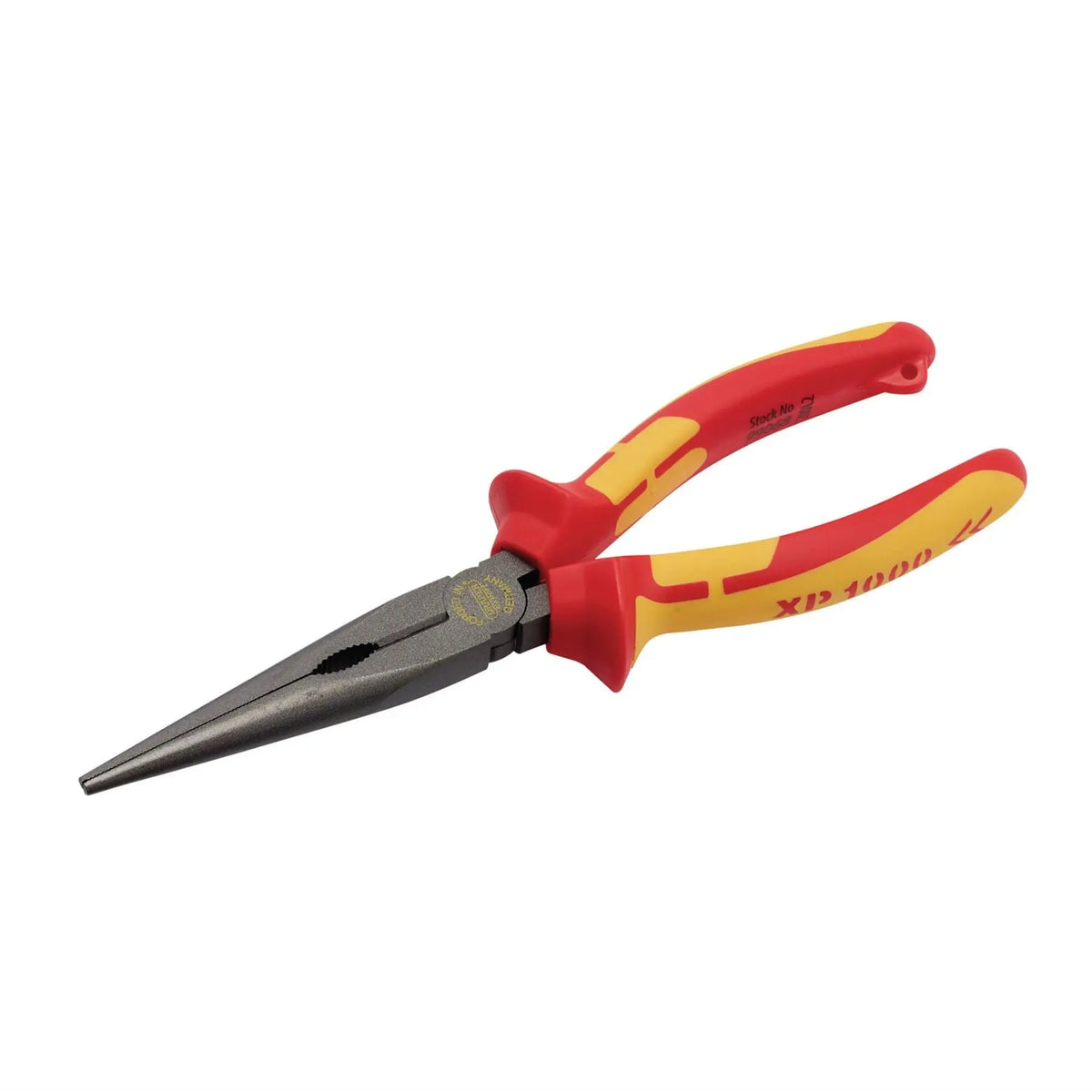 Draper XP1000 VDE Long Nose Pliers 200mm Tethered 99068  White Rose Tools