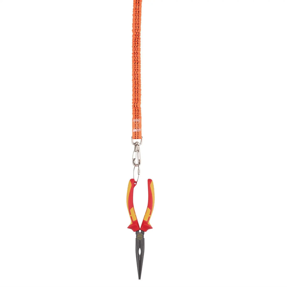 Draper XP1000 VDE Long Nose Pliers 200mm Tethered 99068  White Rose Tools