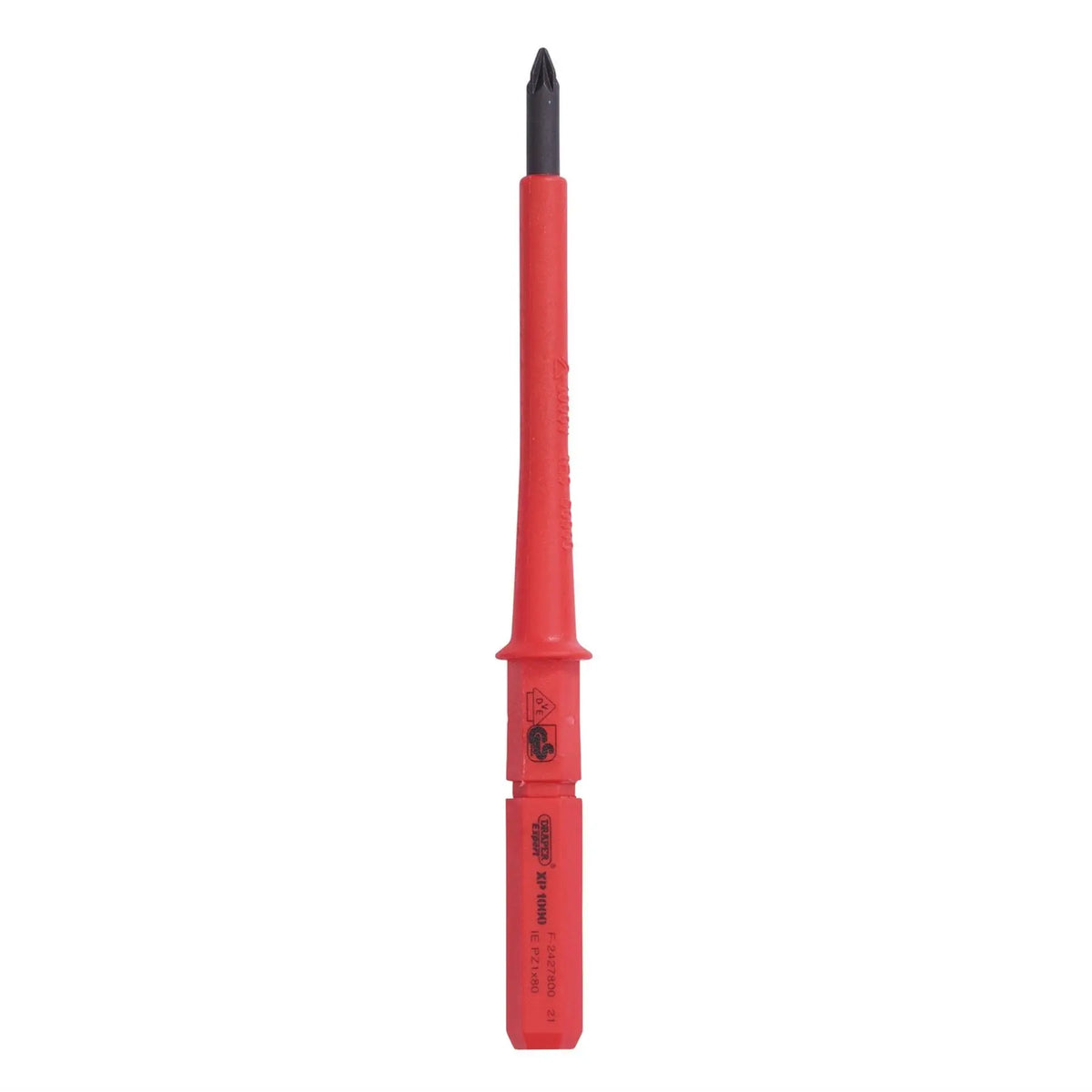 Draper XP1000 VDE PZ Type Interchangeable Screwdriver Blade No.1 x 80mm 24745  White Rose Tools