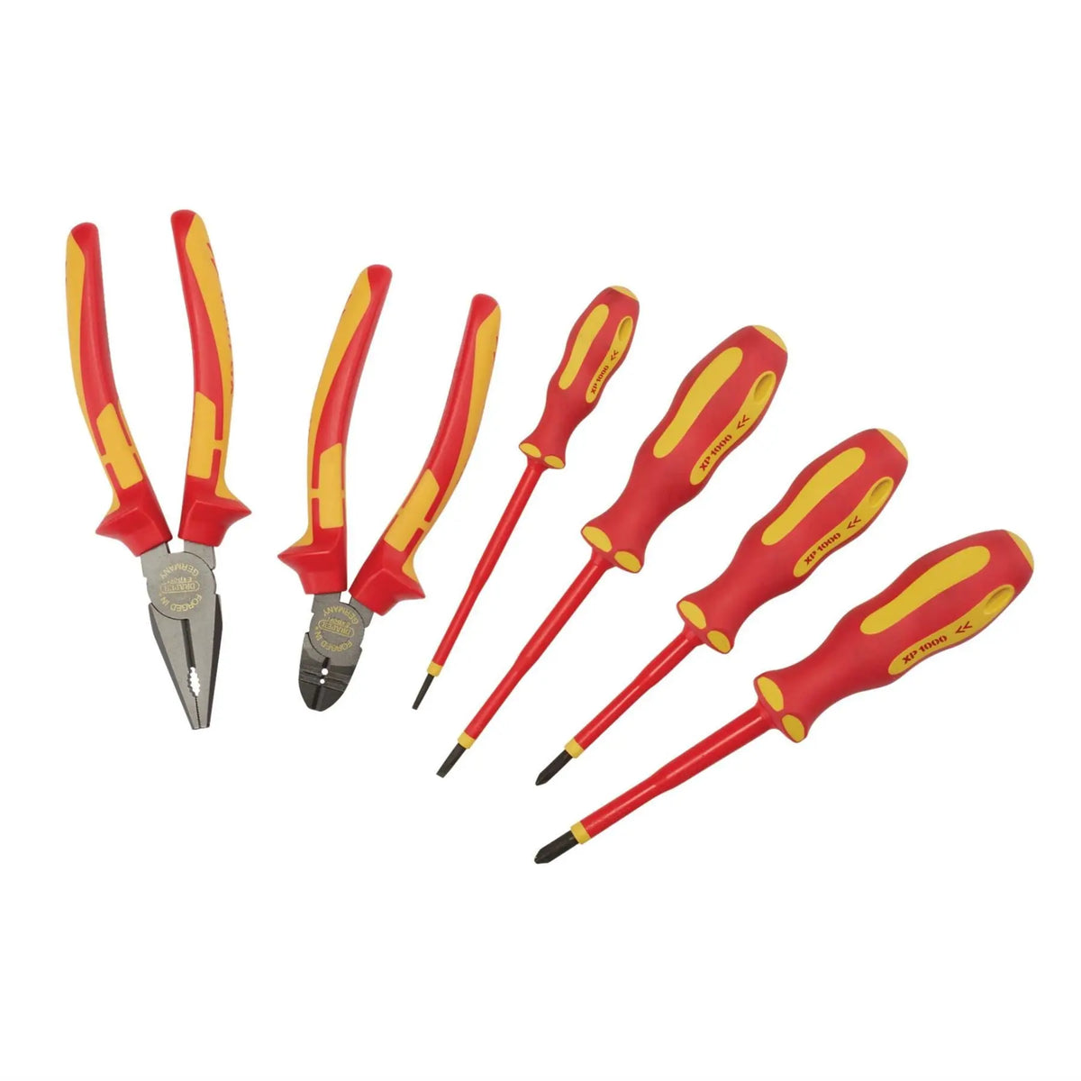 Draper XP1000 VDE Screwdriver and Pliers Set (6 Piece) 94848  White Rose Tools