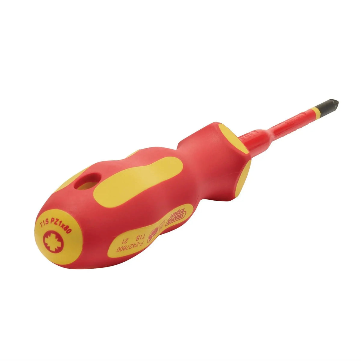 Draper XP1000 VDE Slimline PZ Type Screwdriver No.1 x 80mm 02165  White Rose Tools