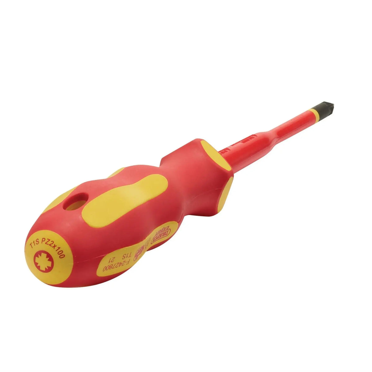 Draper XP1000 VDE Slimline PZ Type Screwdriver No.2 x 100mm 02166  White Rose Tools