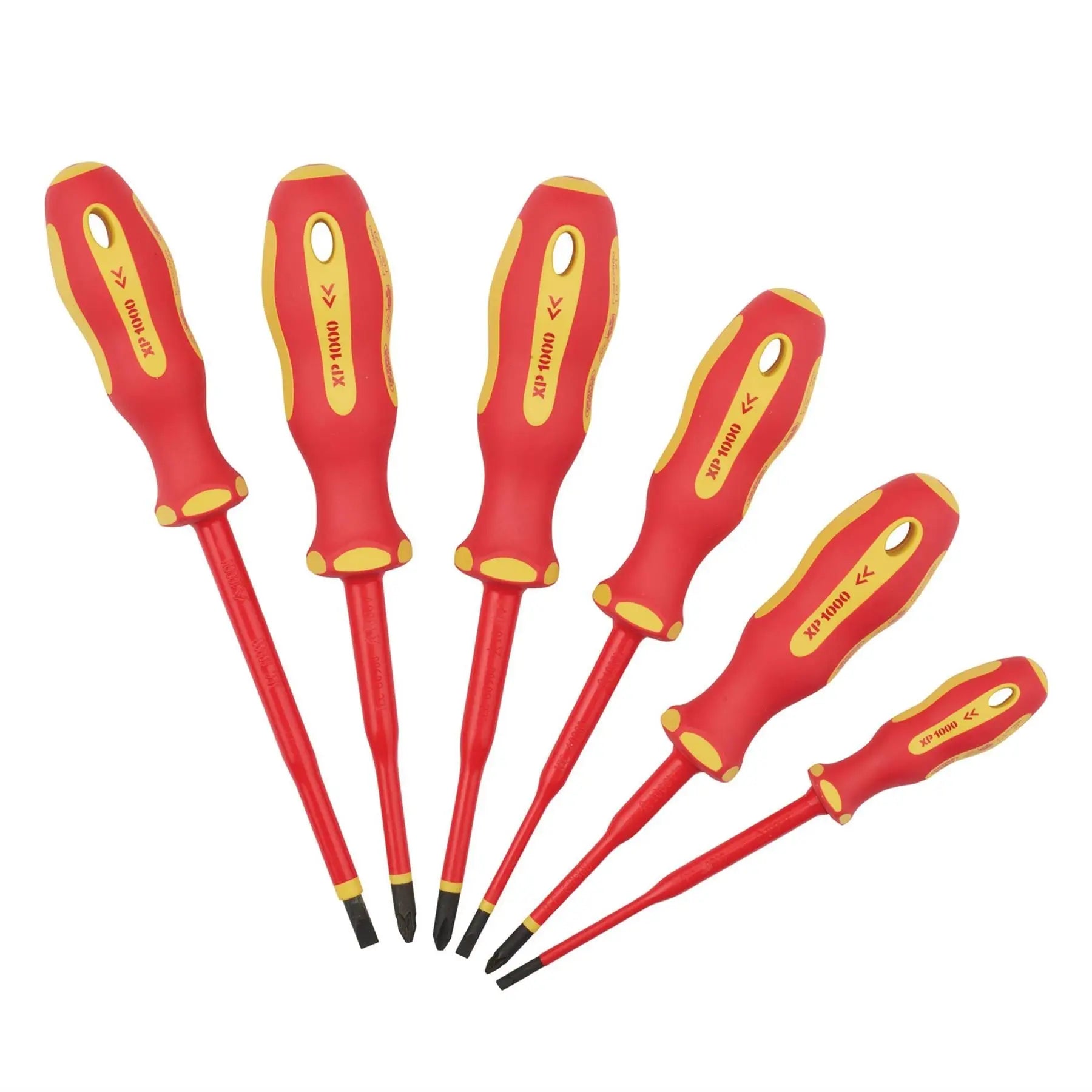 Draper XP1000 VDE Slimline Screwdriver Set (6 Piece) 02167  White Rose Tools