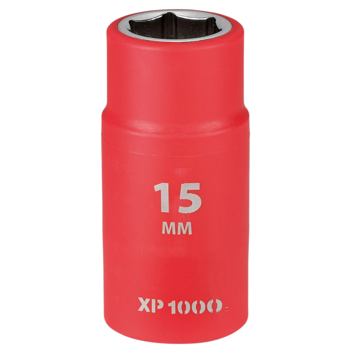 Draper XP1000 VDE Socket 1/2" Sq. Dr. 15mm 17762  White Rose Tools