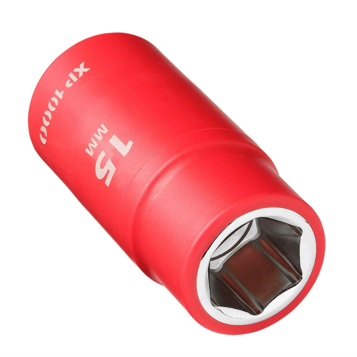 Draper XP1000 VDE Socket 1/2" Sq. Dr. 15mm 17762  White Rose Tools