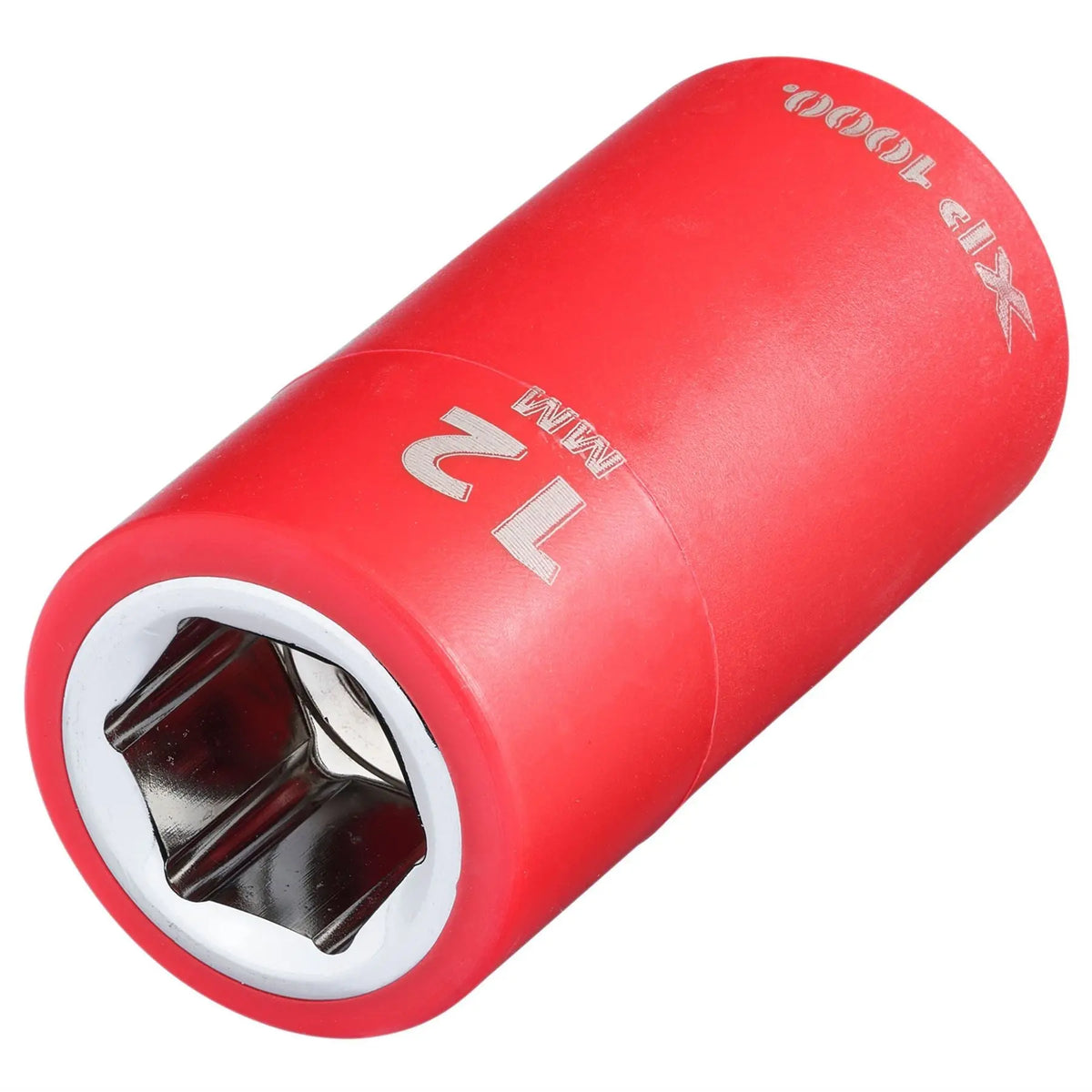 Draper XP1000 VDE Socket 3/8" Sq. Dr. 12mm 17638  White Rose Tools