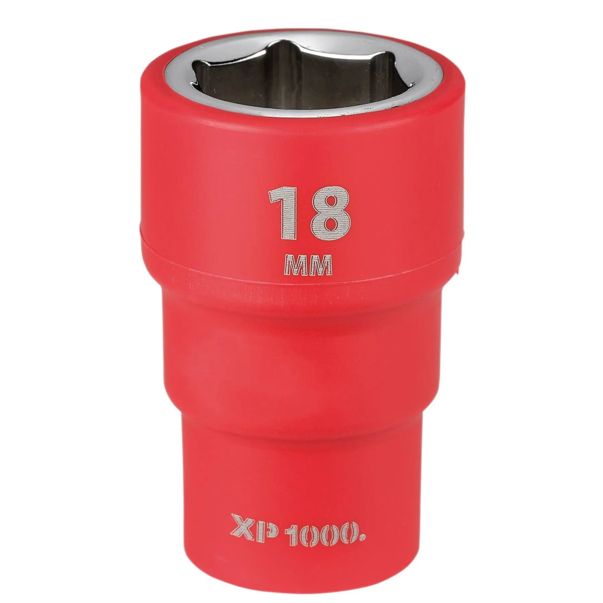Draper XP1000 VDE Socket 3/8" Sq. Dr. 18mm 17654  White Rose Tools