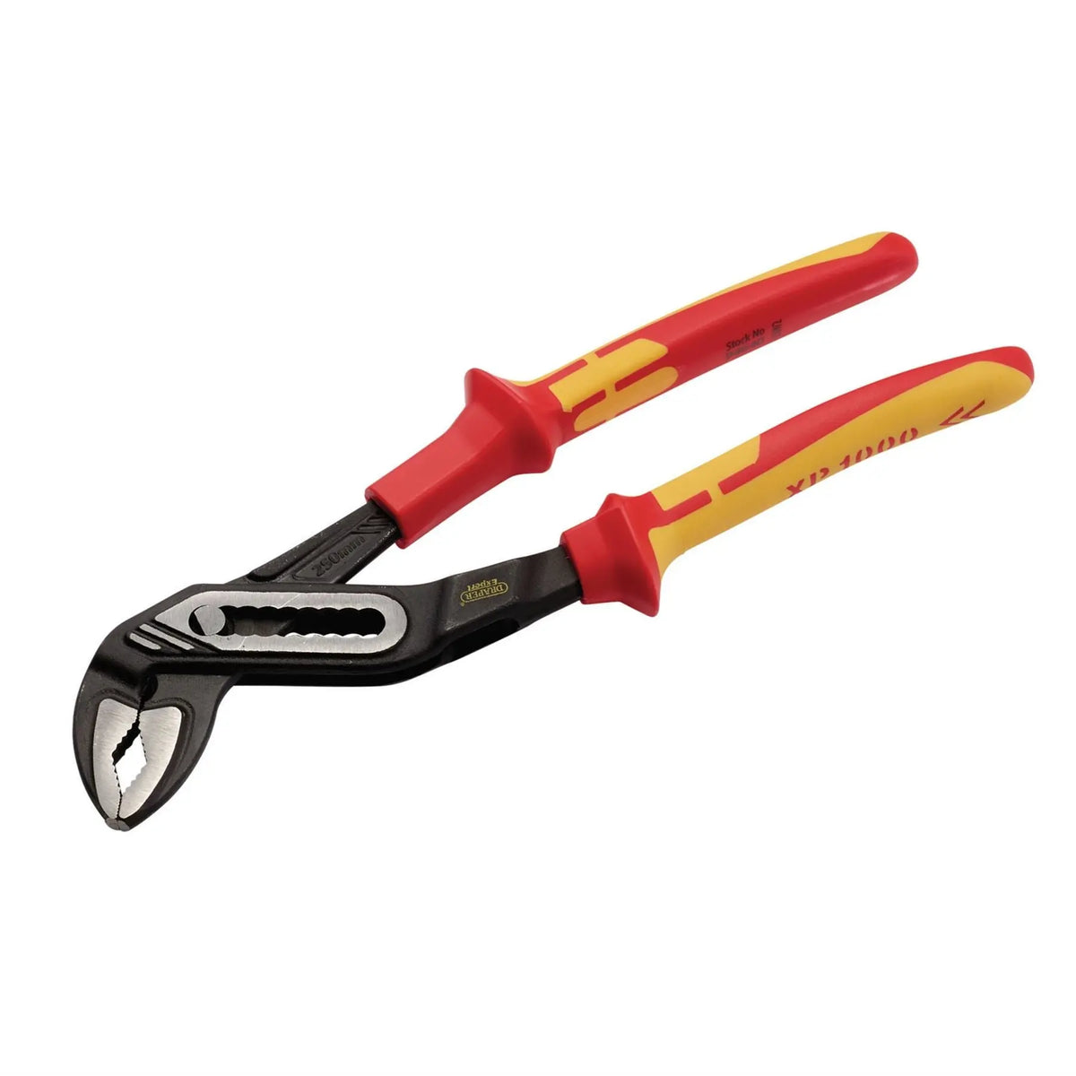 Draper XP1000 VDE Water Pump Pliers 250mm 94640  White Rose Tools