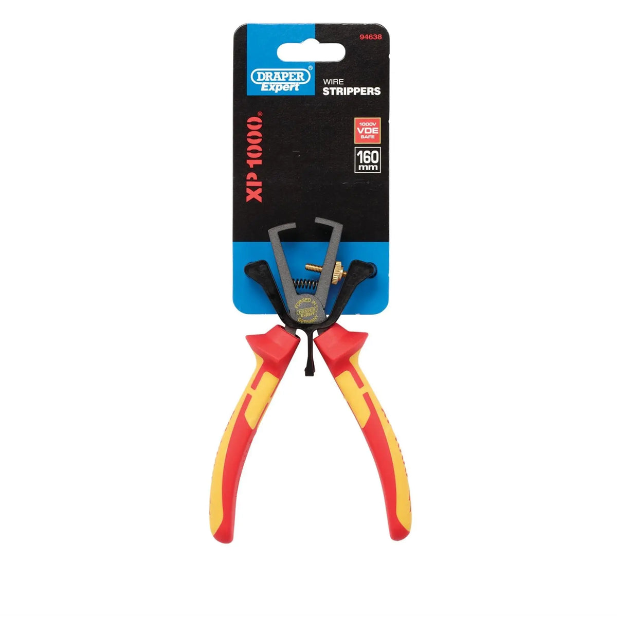 Draper XP1000 VDE Wire Strippers 160mm 94638  White Rose Tools