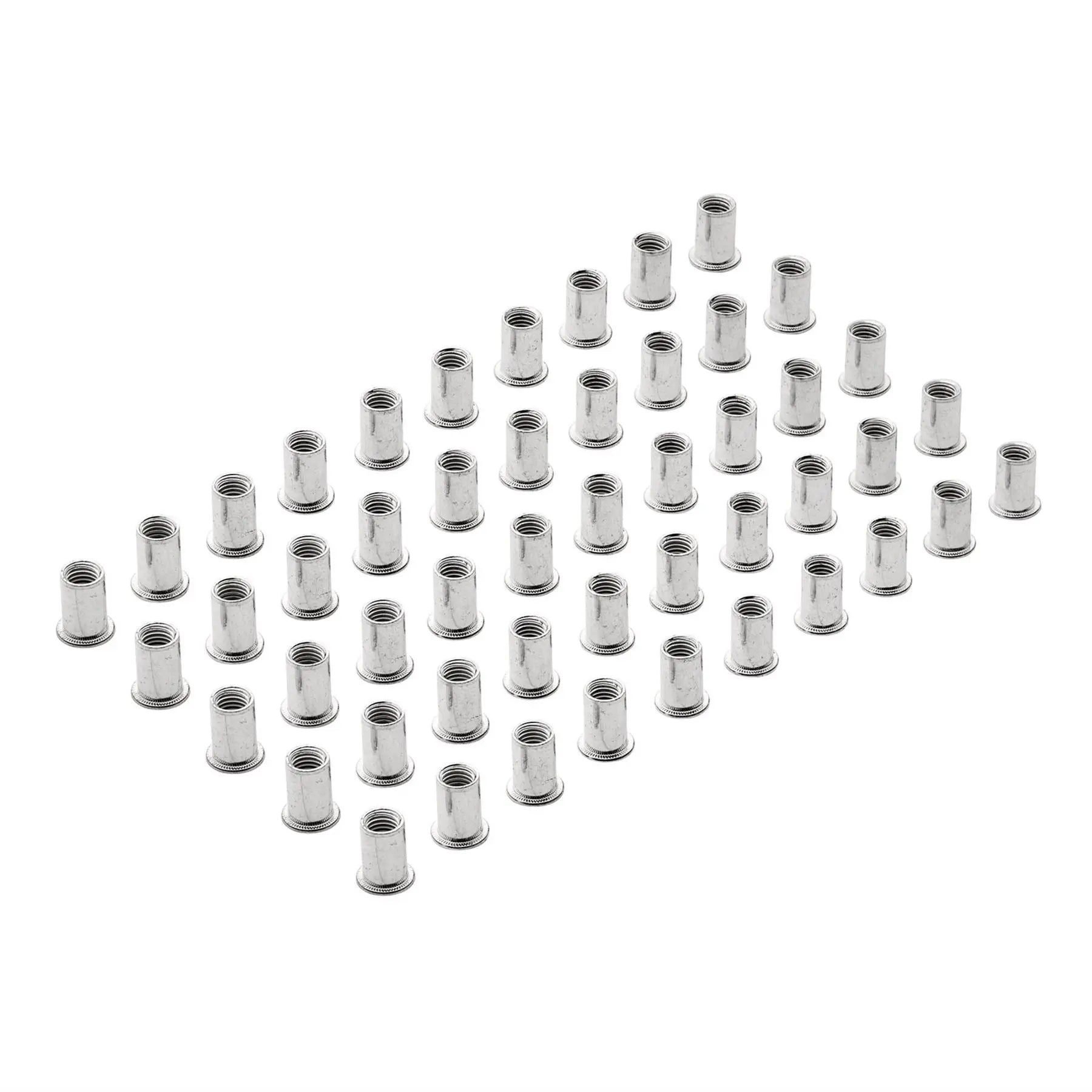 Draper Zinc Plated Threaded Insert Rivet Nuts M10 x 1.5mm (Pack of 50) 04056  White Rose Tools