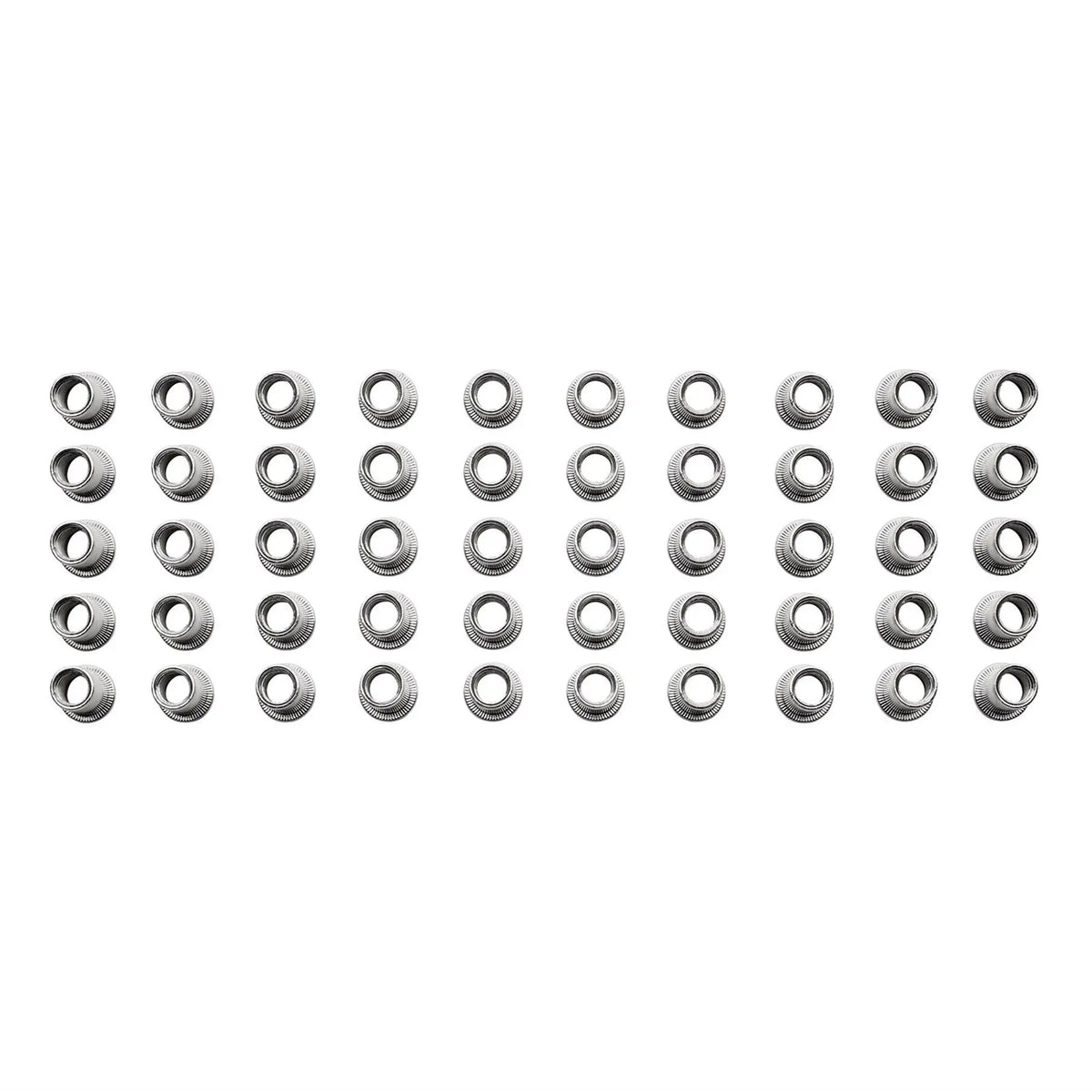 Draper Zinc Plated Threaded Insert Rivet Nuts M10 x 1.5mm (Pack of 50) 04056  White Rose Tools