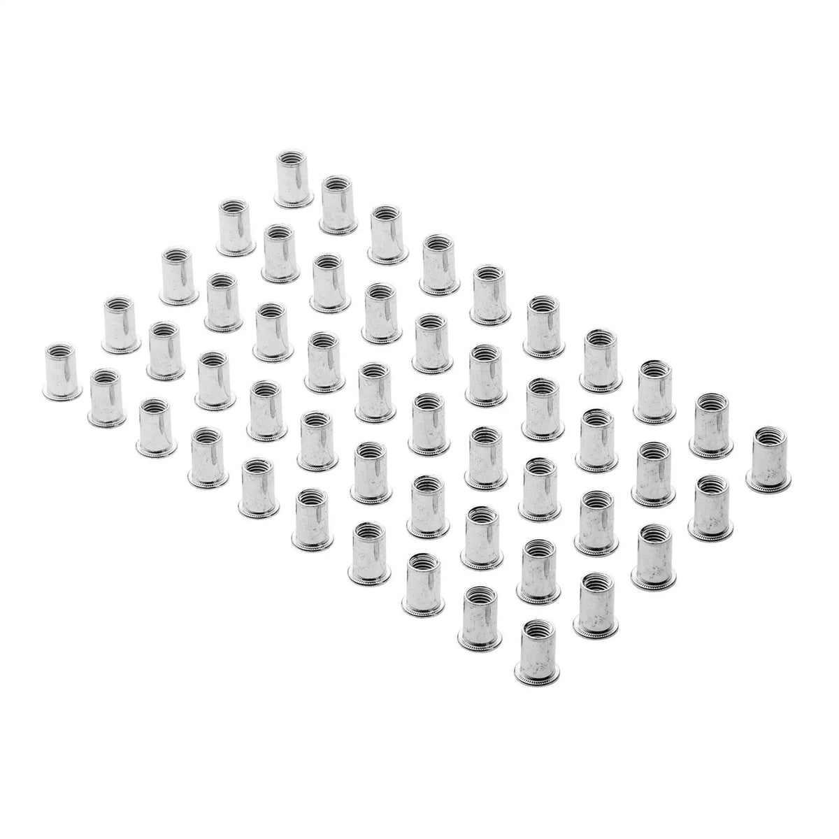Draper Zinc Plated Threaded Insert Rivet Nuts M10 x 1.5mm (Pack of 50) 04056  White Rose Tools