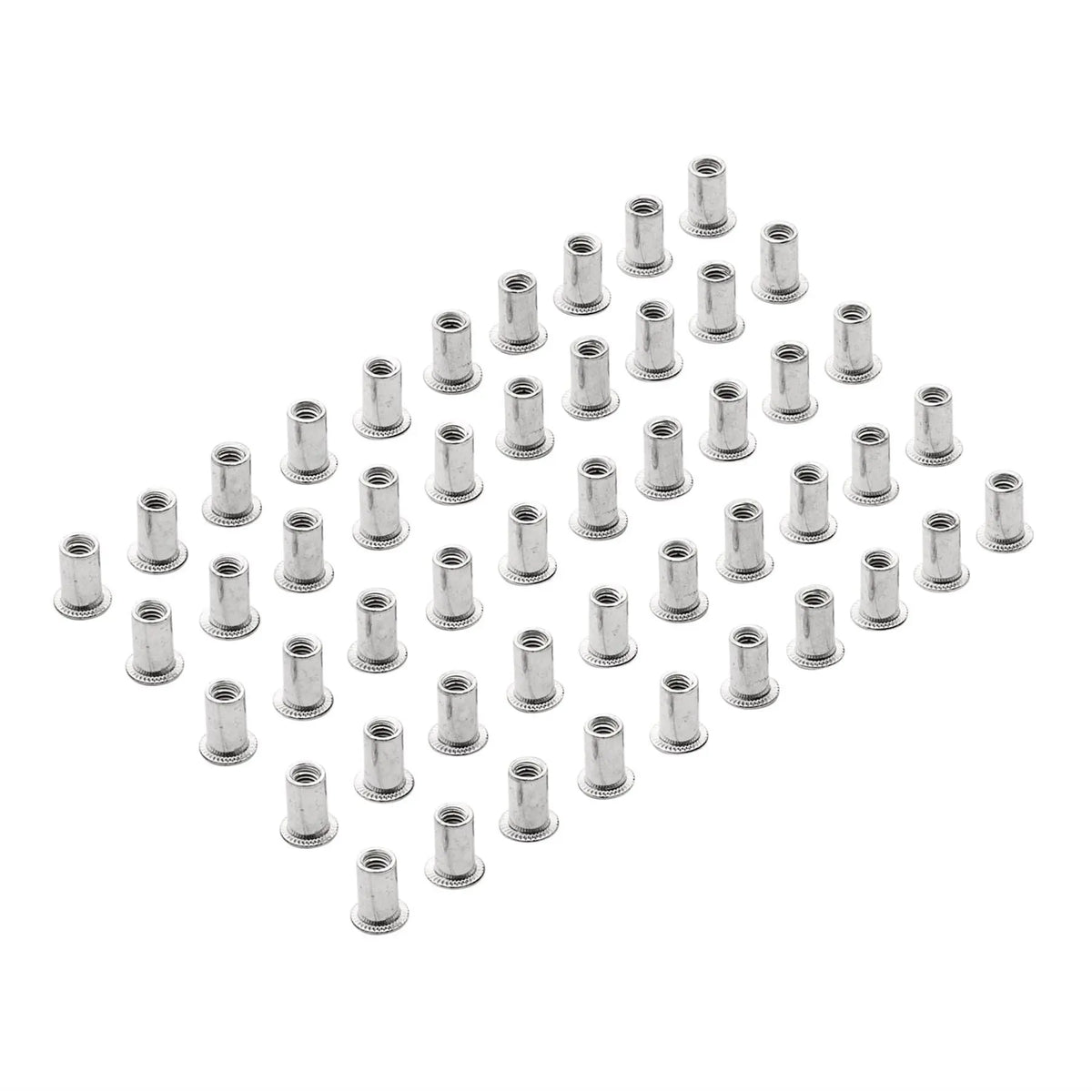 Draper Zinc Plated Threaded Insert Rivet Nuts M4 x 0.7mm (Pack of 50) 04051  White Rose Tools