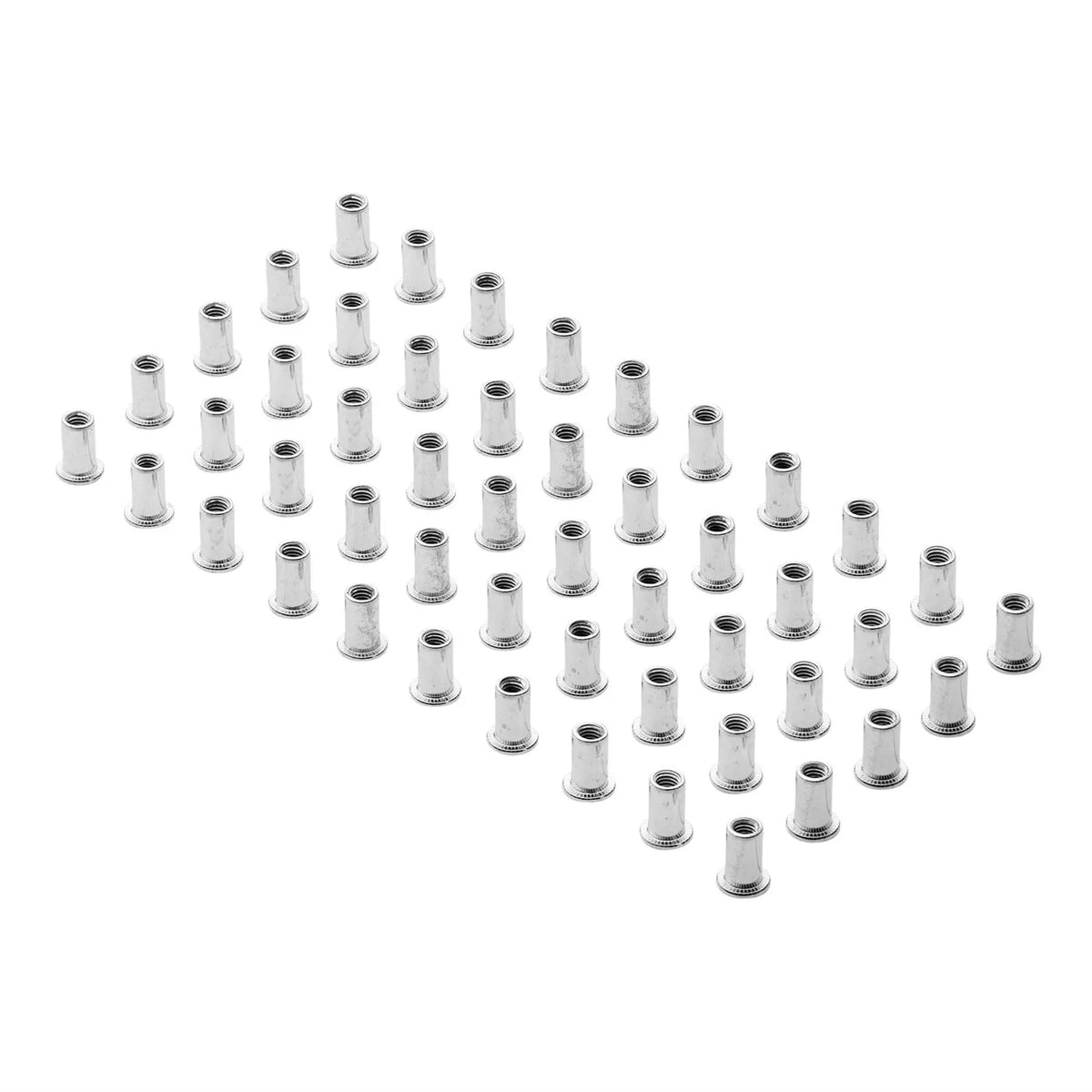 Draper Zinc Plated Threaded Insert Rivet Nuts M5 x 0.8mm (Pack of 50) 04052  White Rose Tools