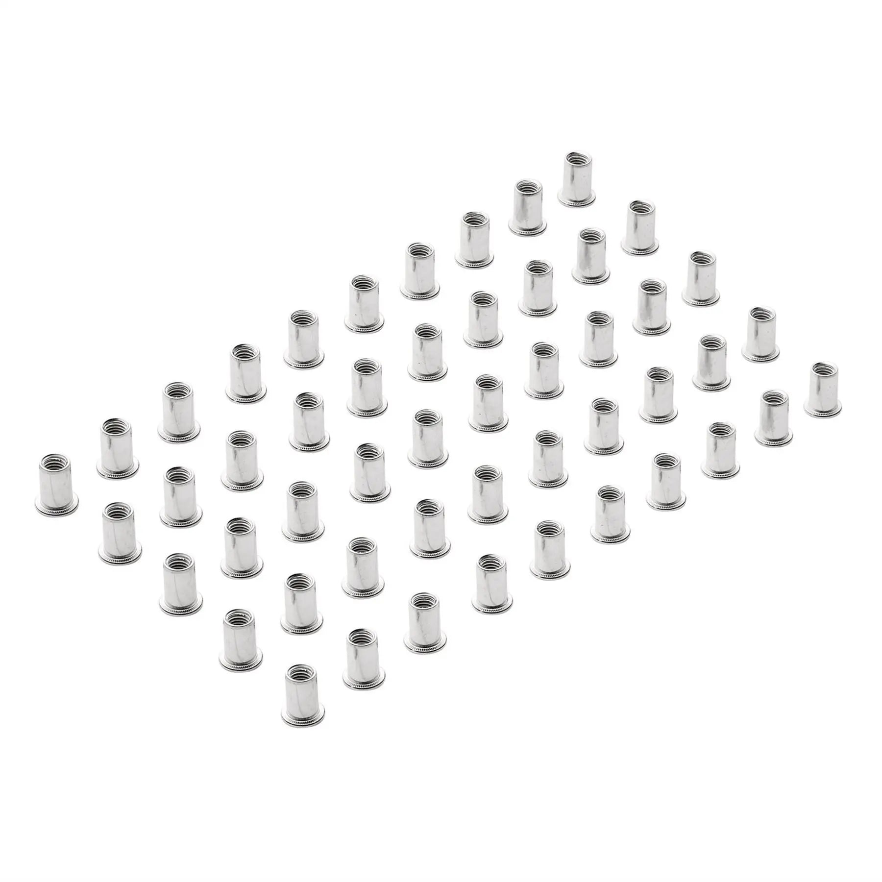 Draper Zinc Plated Threaded Insert Rivet Nuts M8 x 1.25mm (Pack of 50) 04054  White Rose Tools