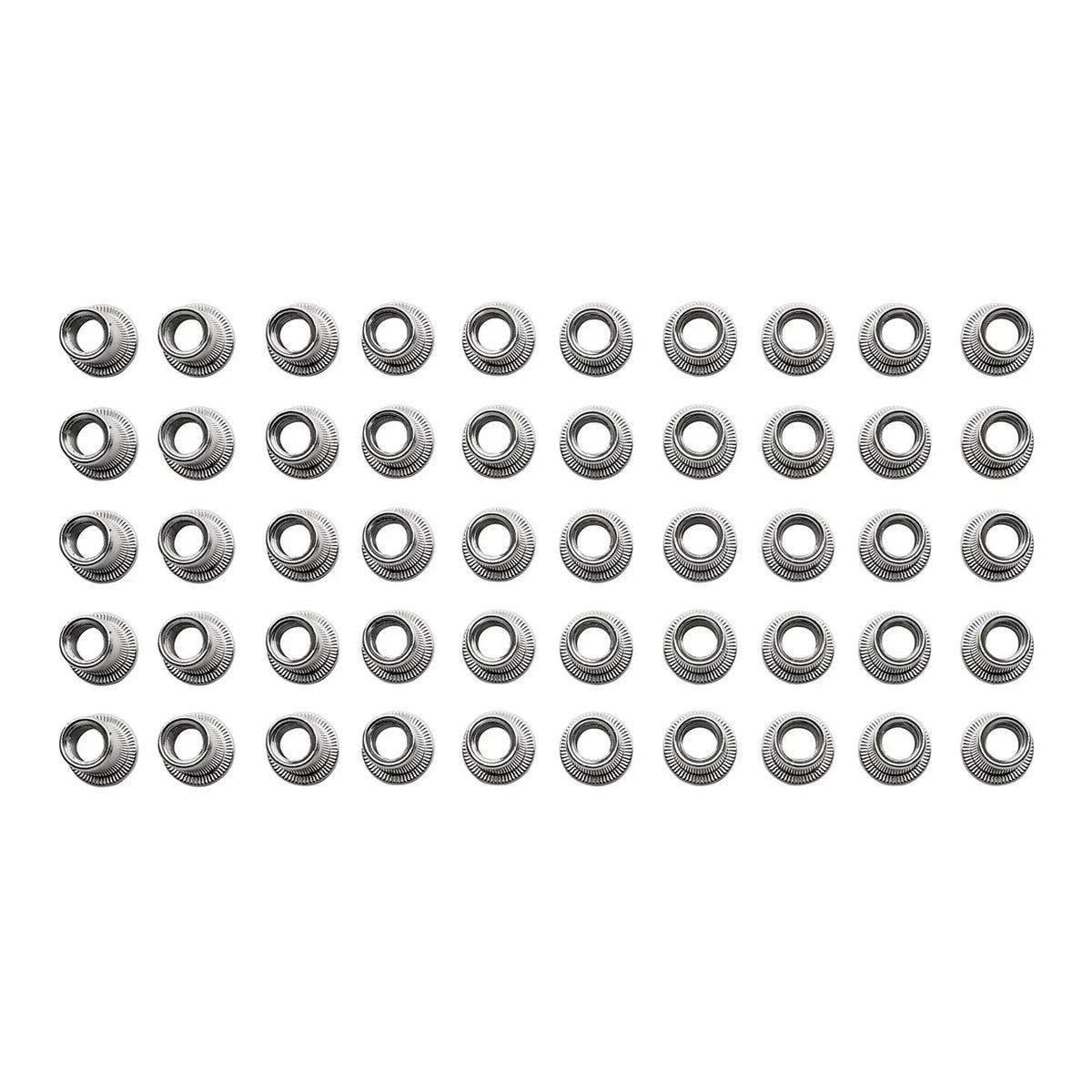 Draper Zinc Plated Threaded Insert Rivet Nuts M8 x 1.25mm (Pack of 50) 04054  White Rose Tools