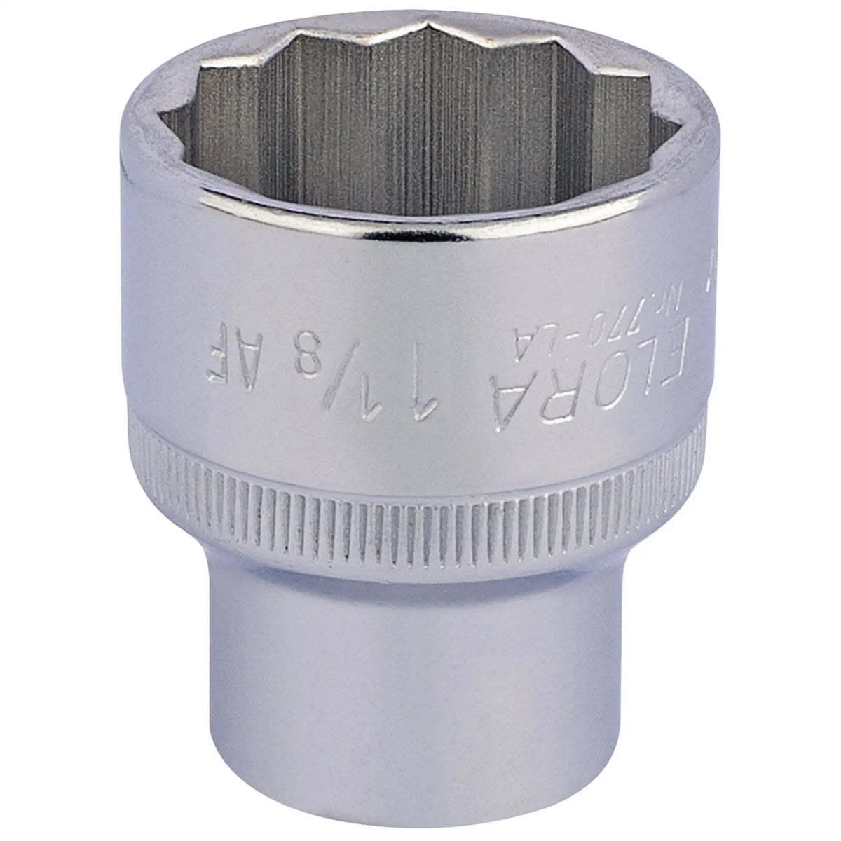 Elora Bi-Hexagon Socket 1/2" Sq. Dr. 1 1/8" 24492  White Rose Tools