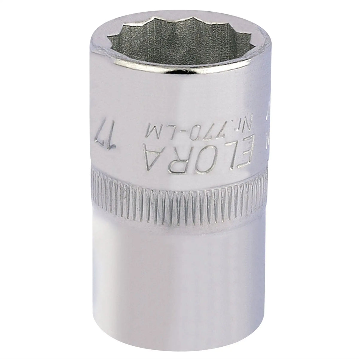 Elora Bi-Hexagon Socket 1/2" Sq. Dr. 17mm 24624  White Rose Tools
