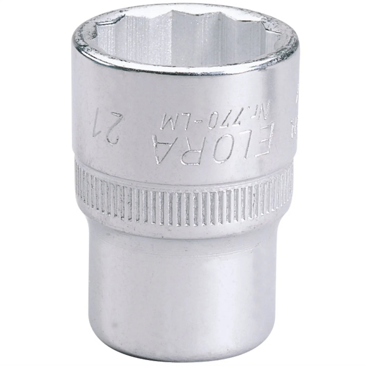 Elora Bi-Hexagon Socket 1/2" Sq. Dr. 21mm 24666  White Rose Tools