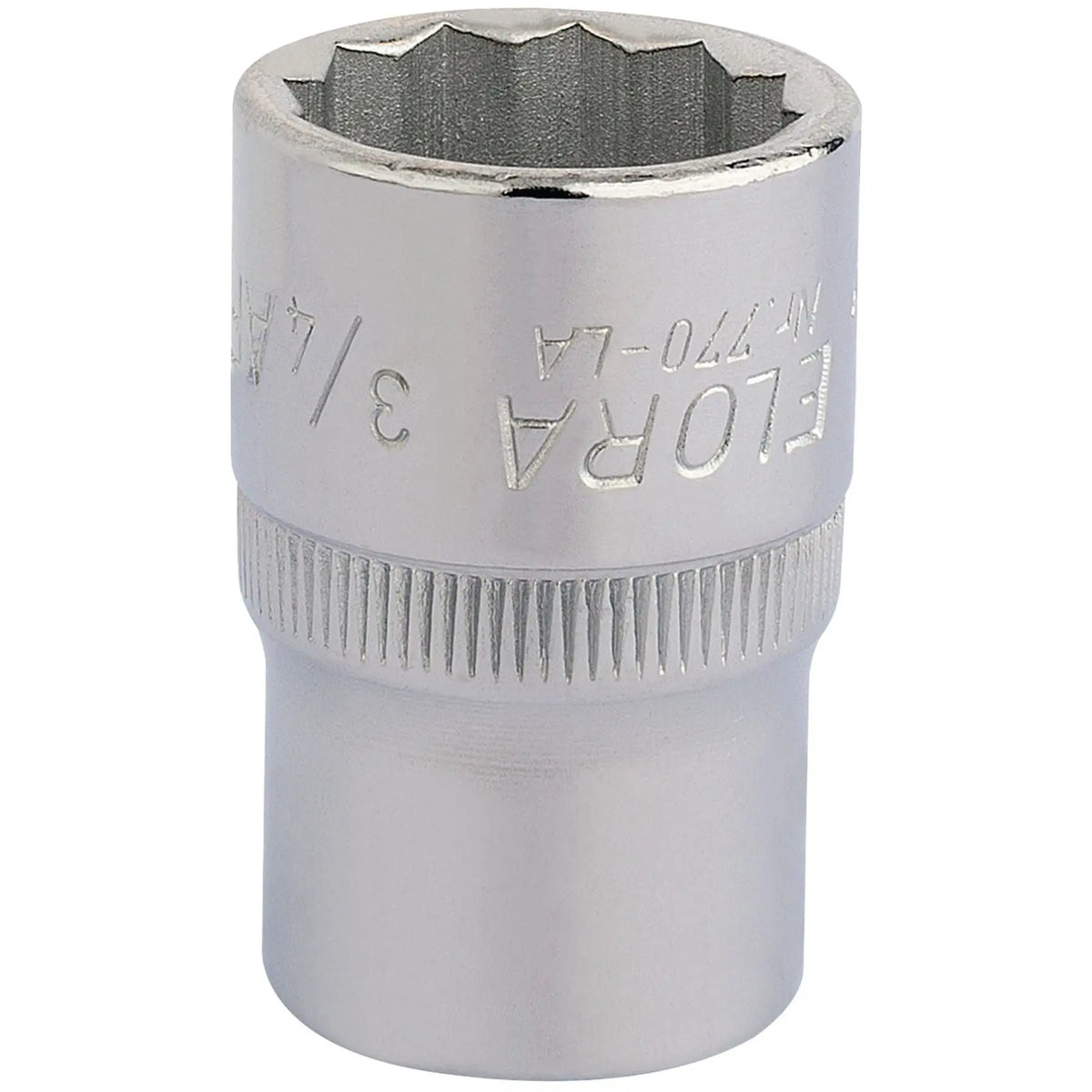 Elora Bi-Hexagon Socket 1/2" Sq. Dr. 3/4" 24418  White Rose Tools