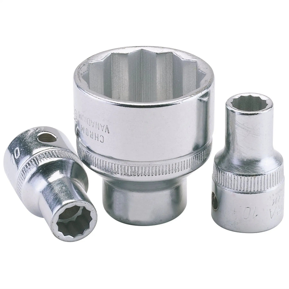 Elora Bi-Hexagon Socket 1/2" Sq. Dr. 8mm 24533  White Rose Tools