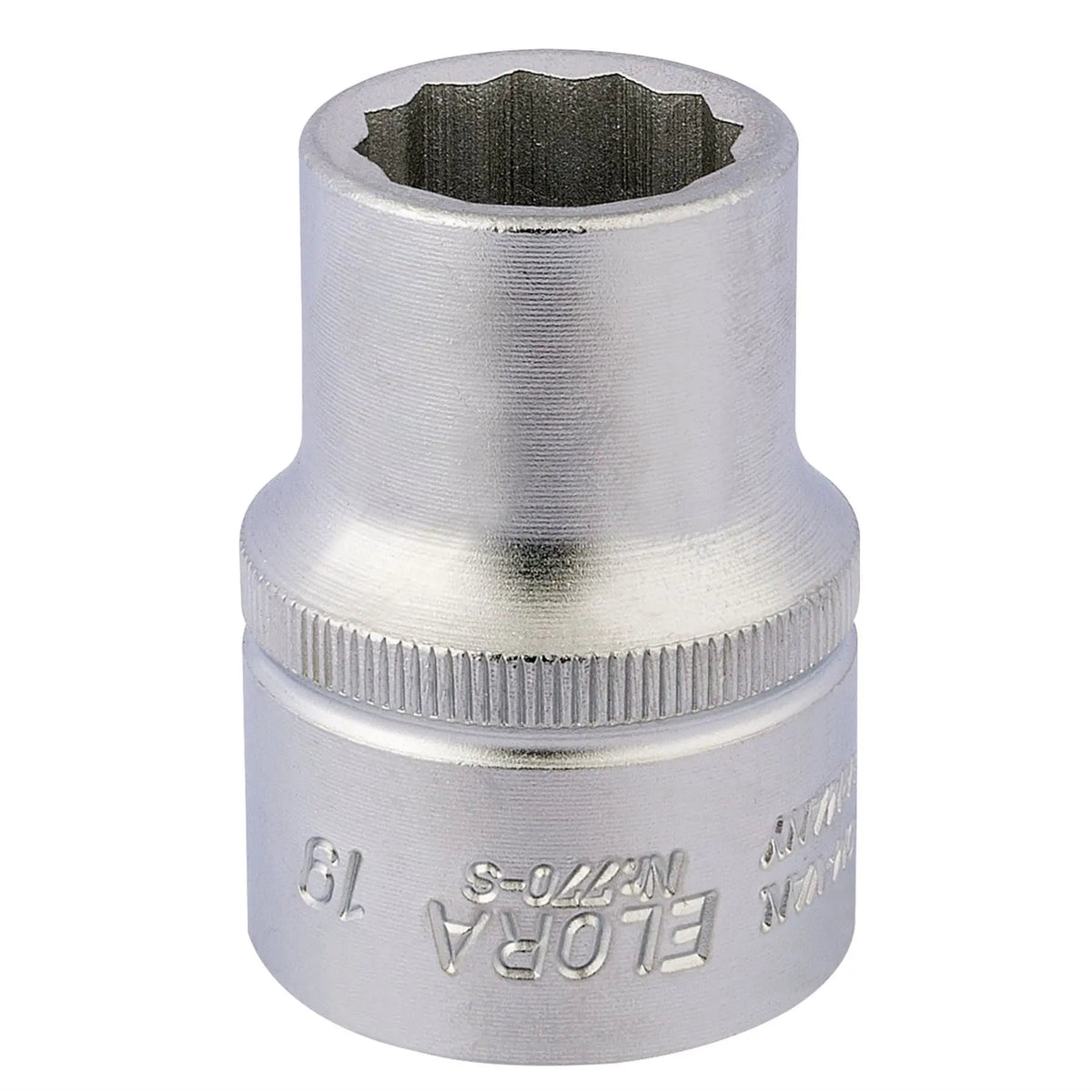 Elora Bi-Hexagon Socket 3/4" Sq. Dr. 19mm 00682  White Rose Tools