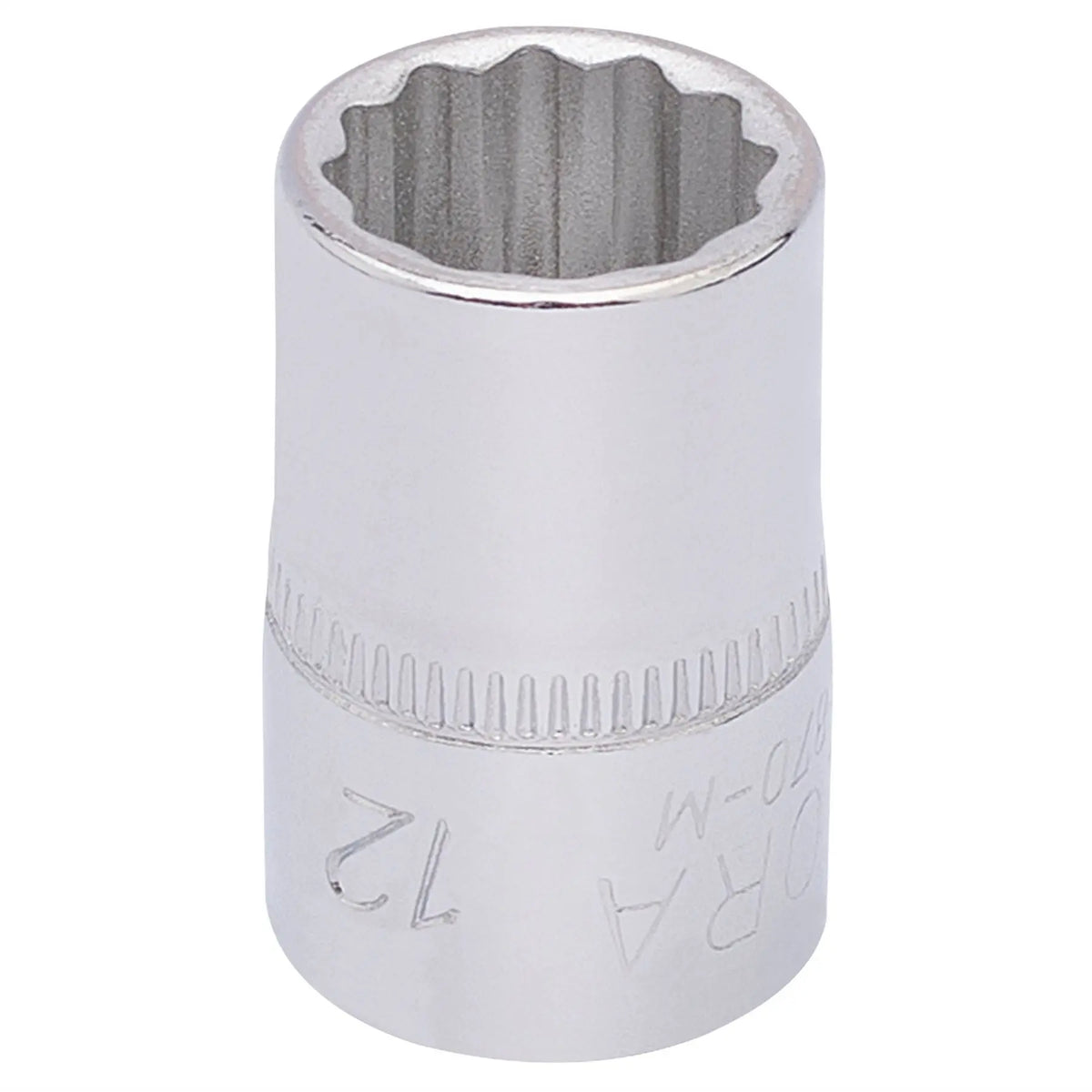 Elora Bi-Hexagon Socket 3/8" Sq. Dr. 12mm 25888  White Rose Tools
