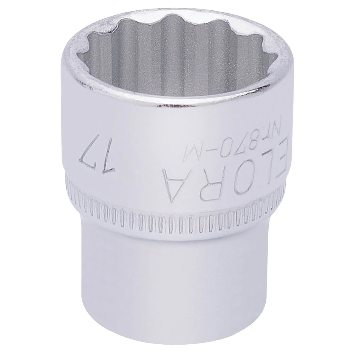 Elora Bi-Hexagon Socket 3/8" Sq. Dr. 17mm 25937  White Rose Tools
