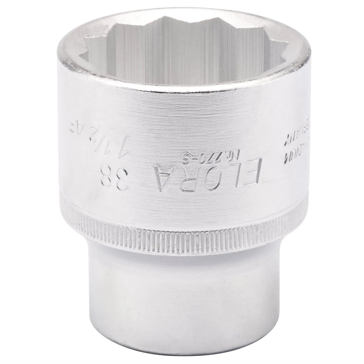Elora Bi-Hexagon Socket 38mm-1.1/2" 3/4" Sq. Dr. 00814  White Rose Tools